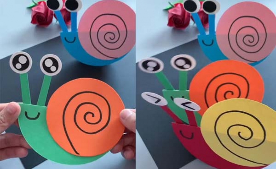 Easy snail craft ideas for kids